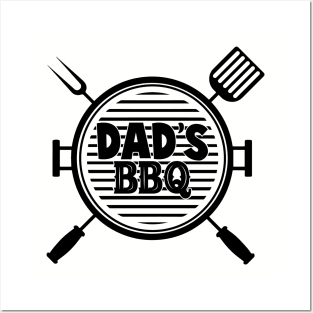 dad's bbq Posters and Art